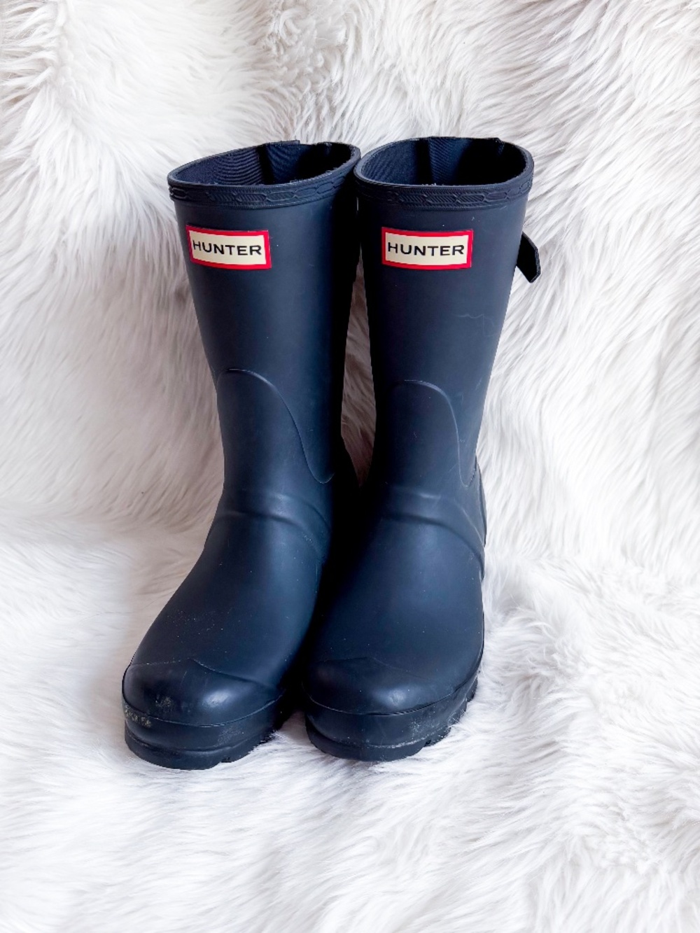 HUNTER Liberty Rain Boot - Navy - Women's - Size 6